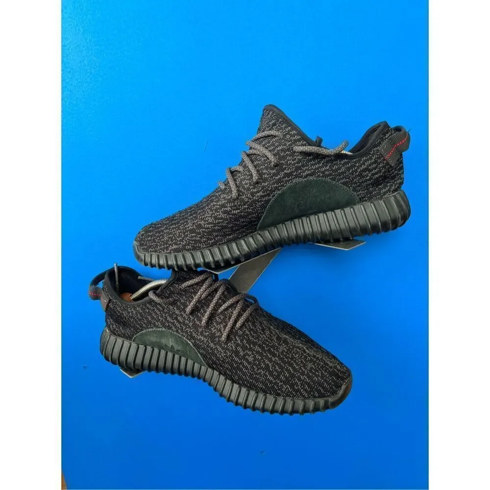 Kids Adidas Yeezy Boost 350 V2 RARE - Black APE 779001 US SIZE 10